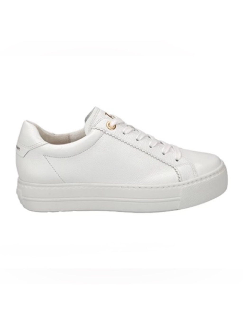 White Leather Sneakers. Women’s Us Sizes Never Worn